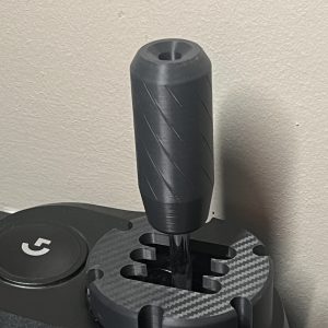 Logitech shifter plate and shift knob